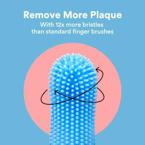 5pcs Dog & Cat Finger Toothbrushes, Mini Dog Finger Toothbrush, Pet Teeth Cleaning Finger Brush P 47757451