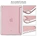 Soke iPad Mini 4 Case, Ultra Slim Lightweight Smart Case [Trifold Stand] [Auto Wake/Sleep] with Translucent Clear Soft TPU Back Cover for Apple iPad Mini 4, Rose Gold