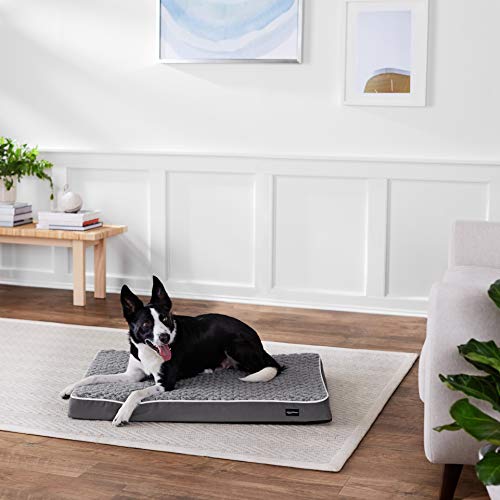 5 AmazonBasics+Ergonomic+Foam+Pet+Bed