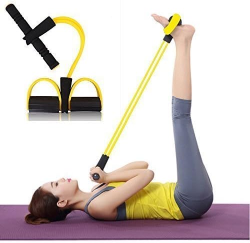 IBIZA Pull Reducer, Waist Reducer Body Shaper Trimmer for Reducing Your Waistline and Burn Off Extra Calories, Arm Exercise, Tummy Fat Burner, Body Building Training, Toning Tube (Multi Color)