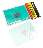 Forney 55751 Replacement Outer Protective Lens for Premier Series Auto Darkening Welding Helmets (5 Pack)
