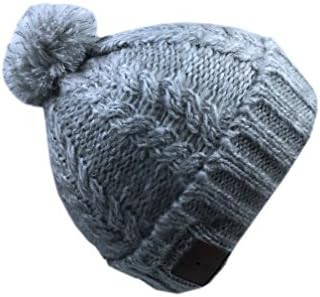 LAYEN Bluetooth Beanie - Winter Music Hat! With Stereo Speaker Headphones for Wireless Music & Built in Mic for Handsfree Calls. Works with all Smartphones