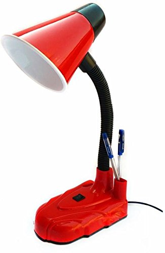 ESN 999 Stylish 333 Red Table Lamp With 5 Watt LED Bulb For Home/Office/Study