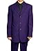 New Men's 3 Button Single Breasted Purple Dress Suit