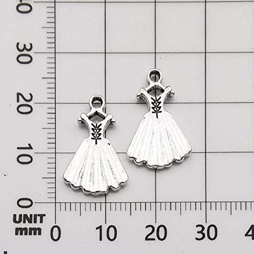 Youdiyla 60 Ballet Charms Collection, Bulk Ballet Dancer Girl Shoe Ballerina Tutu I Love Ballet Charms Metal Pendant Craft Supplies Findings for Necklace and Bracelet Jewelry Making (HM290) - Thumbnail 5