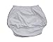 Haian Adult Incontinence Pull-on PVC & Cotton Flannel Pants Color White (Large)
