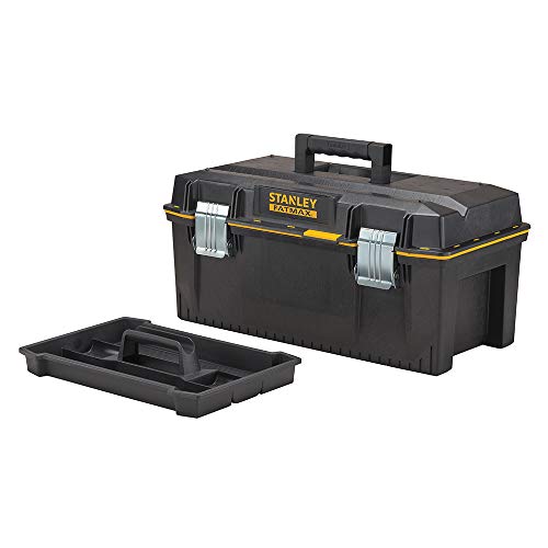 Stanley FatMax Werkzeugbox (58,4 x 30,5 x 26,7 cm, spritzwassergeschützer Koffer, robuste nicht-rostende Metallschließen… – Bild 4