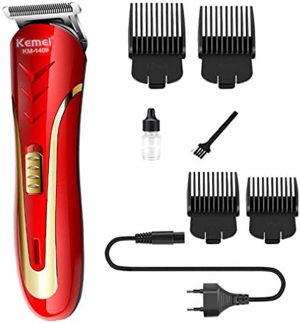 KEMEI KM-1409 Carbon Steel Head Hair Trimmer Chargeable Electric Beard Shaver