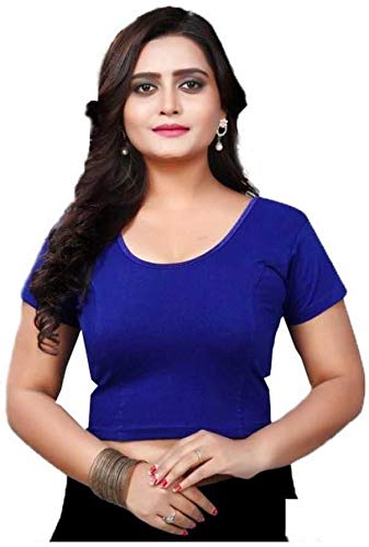 cotton stretchable saree blouse for women