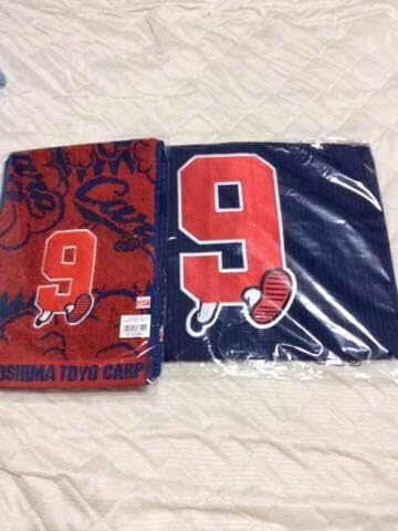 Amazon Co Jp 広島カープ ドドド丸 9 ユニフォーム サイズｌマフラータオル2点セット ホビー 通販