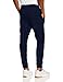Nike Mens Cuffed Jogger Cotton Jersey Light Sweatpants Obsidian/White 804461-451 Size Medium