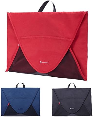 NewNomad Garment Folder, Superior Travel Organizer, Light Weight, Durable Fabric, Highest Quality Materials (1-Piece Set, Red)