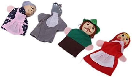 PANYTOW Lavillede Finger Puppet Set Soft Toy children's Learn Play Story (D)