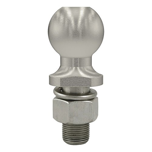 CURT 40053 Stainless Steel Trailer Hitch Ball, 6,000 lbs, 2Inch