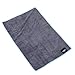 SUMI ECO ECO-FRIENDLY The Perfect Yoga Hand Towel 2SET – Super Soft, Sweat Absorbent, Multicolored Wicking, Non-Slip Bikram Hot Yoga Rug for Pilates Lovers (Hand Towel – Dark Gray | Blue Edge – 2pcs)thumb 3