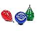 3-Pack Authentic ThrowBak SPIN TOPS [Classic Wooden Trompos] - 100% Made in the USA
