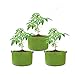 GEMGO Potato Grow Bags 3 Pack, 15 Gallon Aeration Fabric Garden Boxes Planter Pot with Flap and Handles, Vegetable Peanut Growing Box Bucket Pot for Nursery Garden (Green)thumb 1