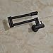Rozin Wall Mount Swivel Folding Spout Kitchen Faucet Single Cold Water Sink Tap Oil Rubbed Bronze