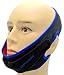 Snoring Reduction Solution Chin Strap With Double Adjustable Connector for Better Sleep (Double Blue) primary