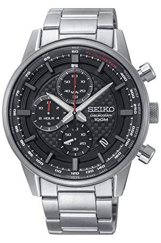Seiko Reloj Cronógrafo para Hombre de Cuarzo con Correa en Acero Inoxidable SSB313P1