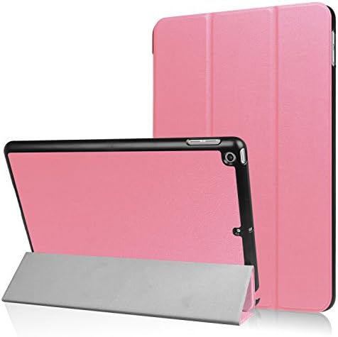 iPad 9.7 2017 case, Ceavis New iPad 9.7 Inch 2017 Case Slim Leather Stand Folio Case for Apple iPad 9.7 (2017 MARCH Released) Tablet Case (iPad 9.7 2017, Pink)