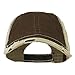Vintage Washed Cotton Twill Frayed Bill Cap - Brown Khaki OSFM