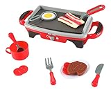 Liberty Imports Kitchen Set Breakfast Griddle Electric Stove Play Food Grill Kids