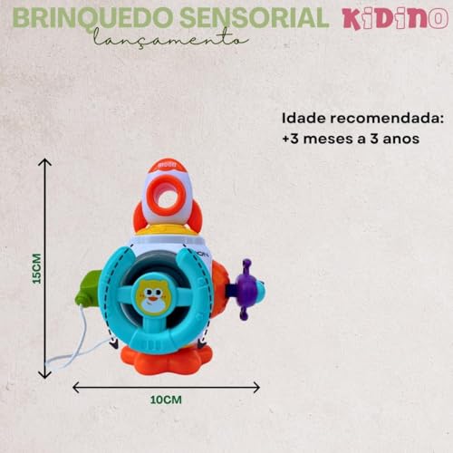 Brinquedo Sensorial Bebê Infantil Montessori Cubo De Atividades Educativo 6 Em 1.