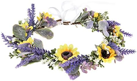 Vividsun Sunflower Crown Floral Flower Crown Hair Equipment