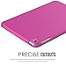 MoKo iPad Mini 4 Case - Slim Lightweight Smart Shell Stand Cover Case With Auto Wake / Sleep for Apple iPad Mini 4 (2015 edition) 7.9 inch iOS Tablet, MAGENTA