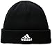 adidasMen's Team Issue Fold Beanie, DISCONTINUED, Black/White1, One Size