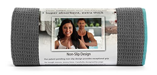 Zen Active Non Slip Yoga Towel - Eco Friendly, Custom NonSlip Hot Yoga Towel is Ultra Absorbent - Ideal for Hot Yoga - Extreme Durability, Backed By A Lifetime Guarantee - Love It Or It's Free!