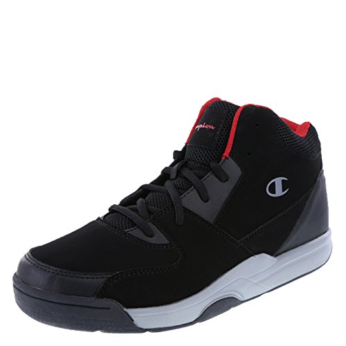 Champion Mens Black Grey Mens Overtime Basketball Shoe Regular