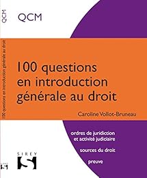 100 questions en introduction générale au droit