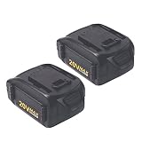 WA3520 Battery for Worx, 2 Pack 20v 4.0Ah Replacement Lithium Battery for Worx WG151s, WG155s, WG251s, WG255s, WG540s, WG545s, WG890, WG891 Cordless Power Tools