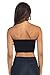 Kurve Seamless Bandeau Tube top - UV Protective Fabric, Rated UPF 50+ (Non-Padded) Made in USA, Black, Medium/Large
