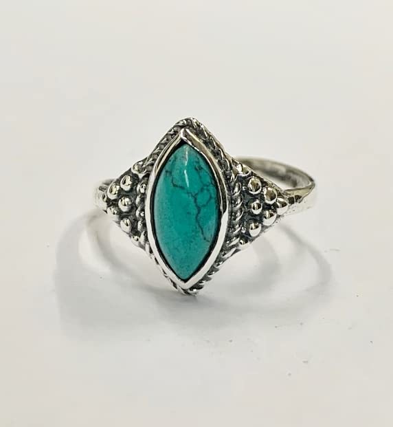 VIE Harlequin Marquise Cluster Ring, Turquoise
