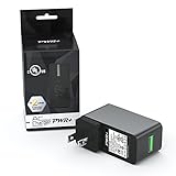 [UL LISTED] Pwr+ Quick Charge 3.0 USB Charger for Samsung Galaxy S5 S6 S7 S8 Note 4 5 Edge, iPhone 7 6S 5S Plus, Moto X, Droid Turbo, Asus ZenFone 3, ZTE Axon 7, HTC 10, Blackberry Phone Power Adapter