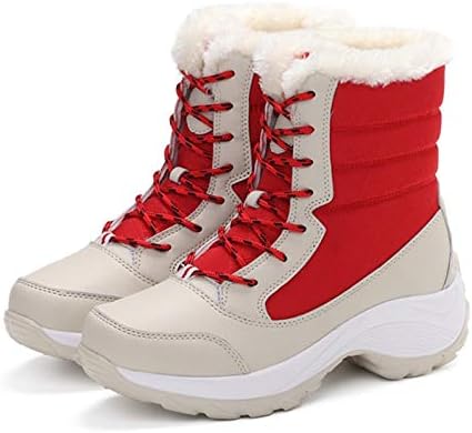 [VRGT] スノーブーツ レディース 軽量 裏起毛 防寒靴 防滑 防寒 コンフォートシューズ 厚底 雪用 ショート ブーツ 冬用 通学 通勤 スキーブーツ 裏起毛 防寒ブーツ 保温 アウトドアシューズ 登山靴 ウィンターブーツ 幅広