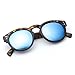 WearMe Pro - Round Matte Frame Mirrored Sunglasses