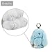 USATDD Easter Bunny Doll Keychain Soft Cute Rabbit Fluffy Plush Pendant Key ring(Blue)