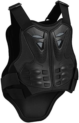 antWalking Cycling Motorcycle Vest Motocross Body Guard Skiing Riding Skateboarding Chest Back Protector Anti-fall Gear (XL)