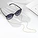 CROISSANT Glasses Chain Stainless Steel Eyeglass Chains, Sunglass Retainer Strap Eyeglasses String Holder Glasses Cord Lanyard Gift