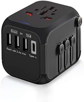 GOLDFOX Universal Travel Adapter, All-in-One International Power ...