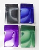 4 Eclipse marble plastic cigarette case fit king size 3114M-4mix