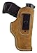 Vega Holsters V IB330 Iwb James Bond Style Suede Holster, Brown Suede