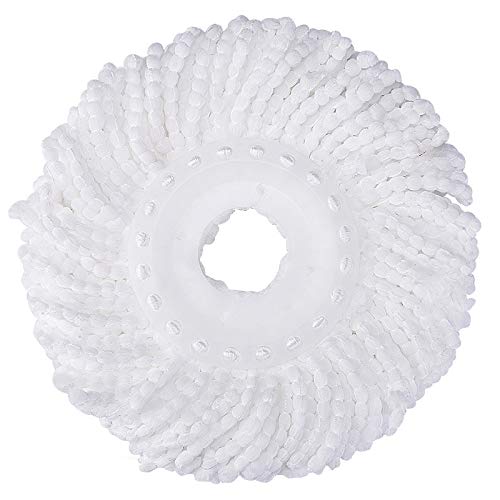 2 Replacement+Mop+Microfiber+Head+Round+White+3+Pack
