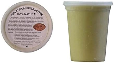 32oz African Shea Butter 100% Pure Unrefined Raw Shea Butter, From Ghana (Gold or Ivory) (Ivory)