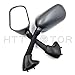HTTMT MT067-CN Carbon Fiber OEM Aftermarket Mirrors Compatible with 2003-2005 Yzfr6 YZF-R6 2006-2009 Yzfr6S YZF-R6S Motorcycle Replacement [B00L8FNUT4]