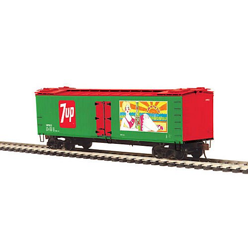 MTH Trains HO R40-2 Wood Reefer, 7Up #2 MTH8194013
